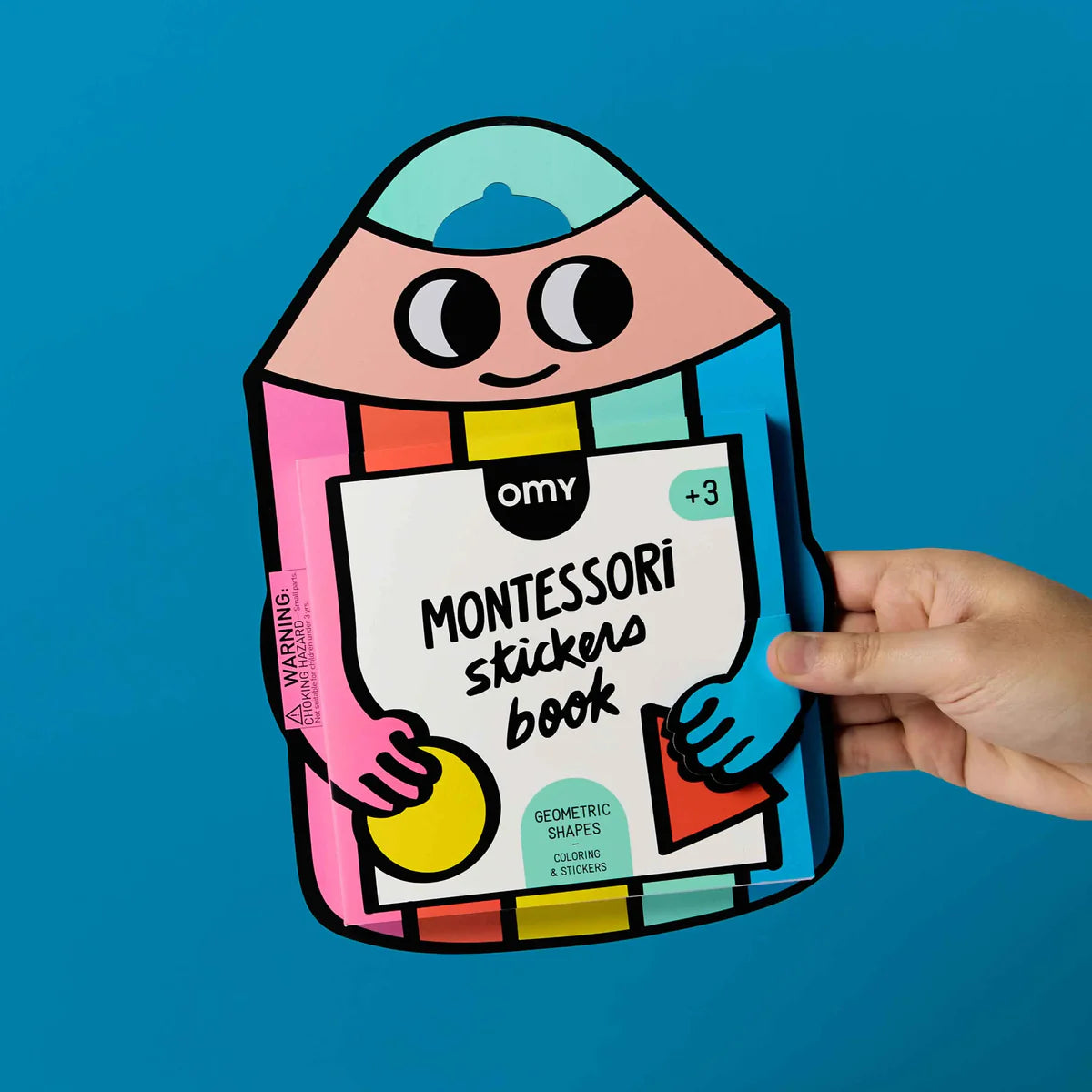 Livro de autocolantes Montessori - Geometric Shapes