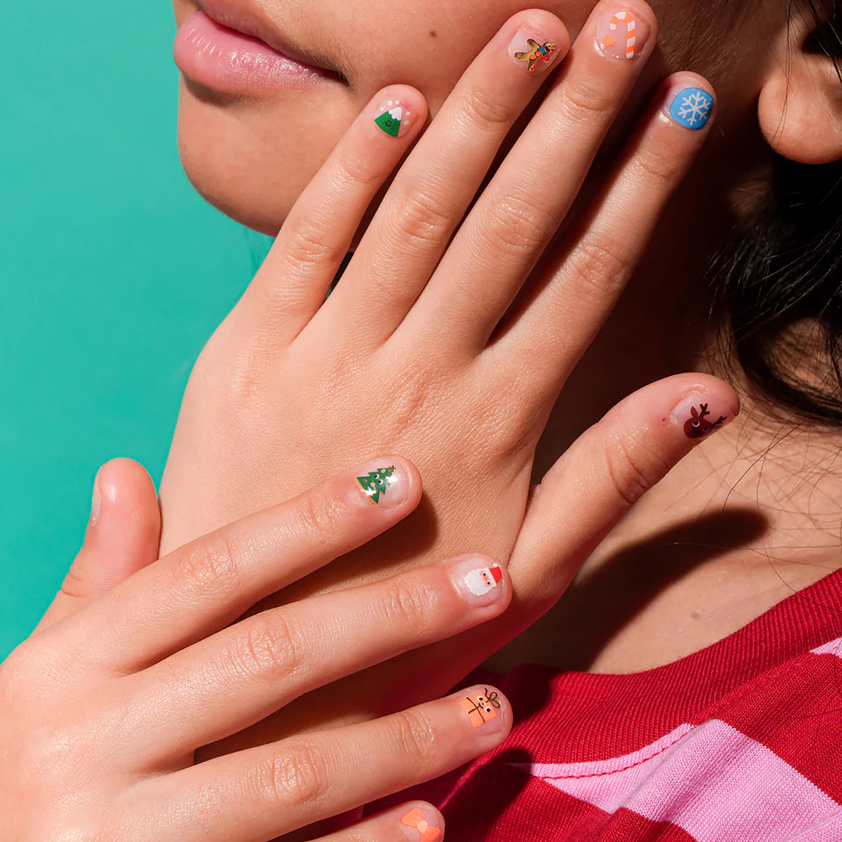 Autocolantes para as unhas - Ho Ho Ho