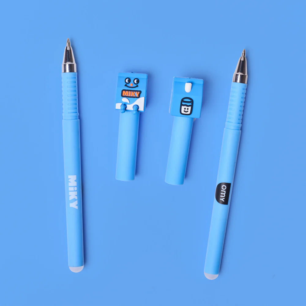 Caneta apagável Pen Buddies - Miky (tinta azul escuro)