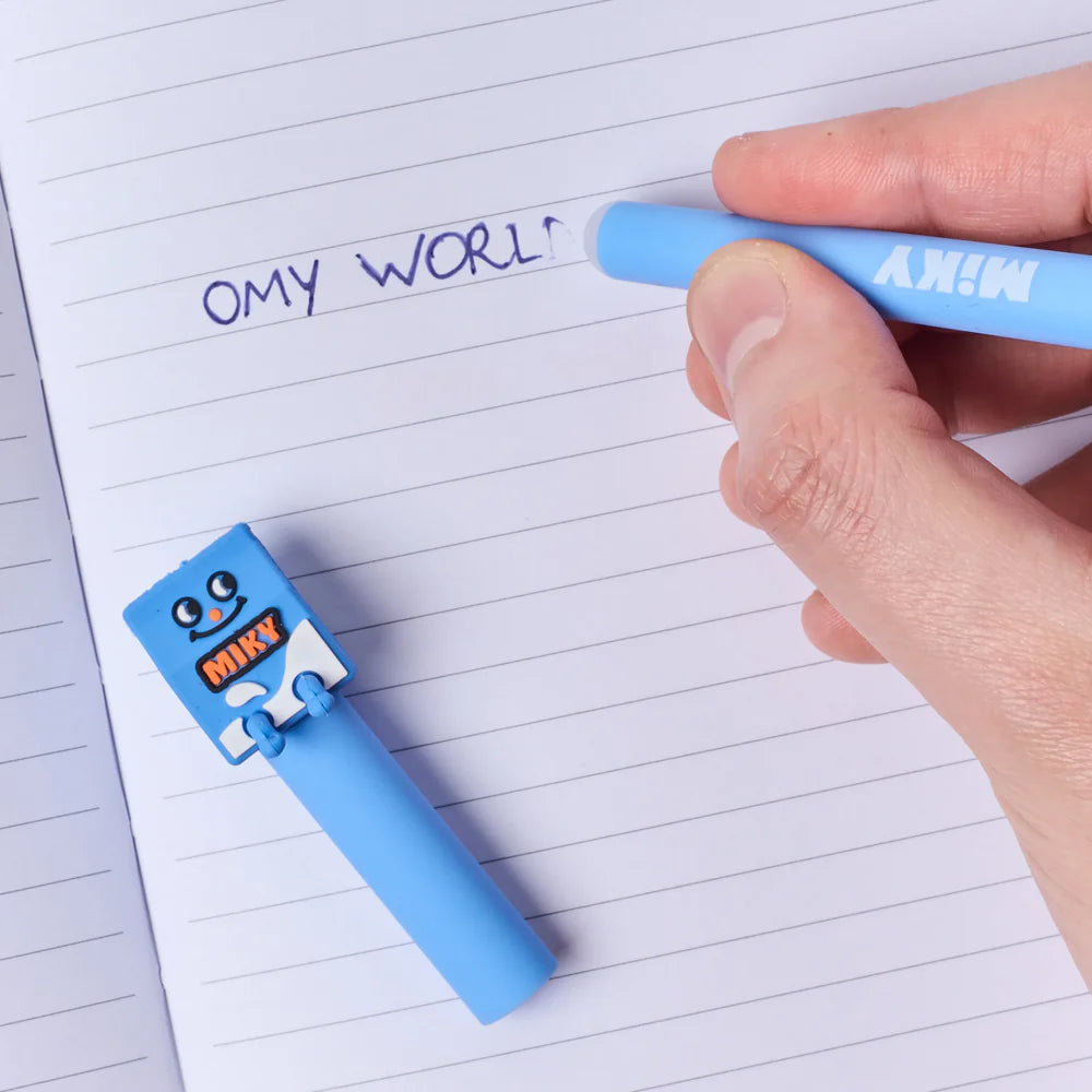 Caneta apagável Pen Buddies - Miky (tinta azul escuro)