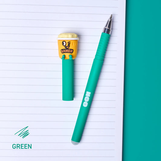 Caneta apagável Pen Buddies - Noo (tinta verde)