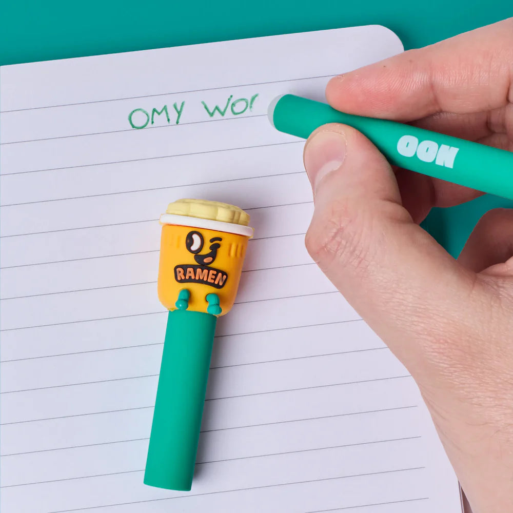 Caneta apagável Pen Buddies - Noo (tinta verde)