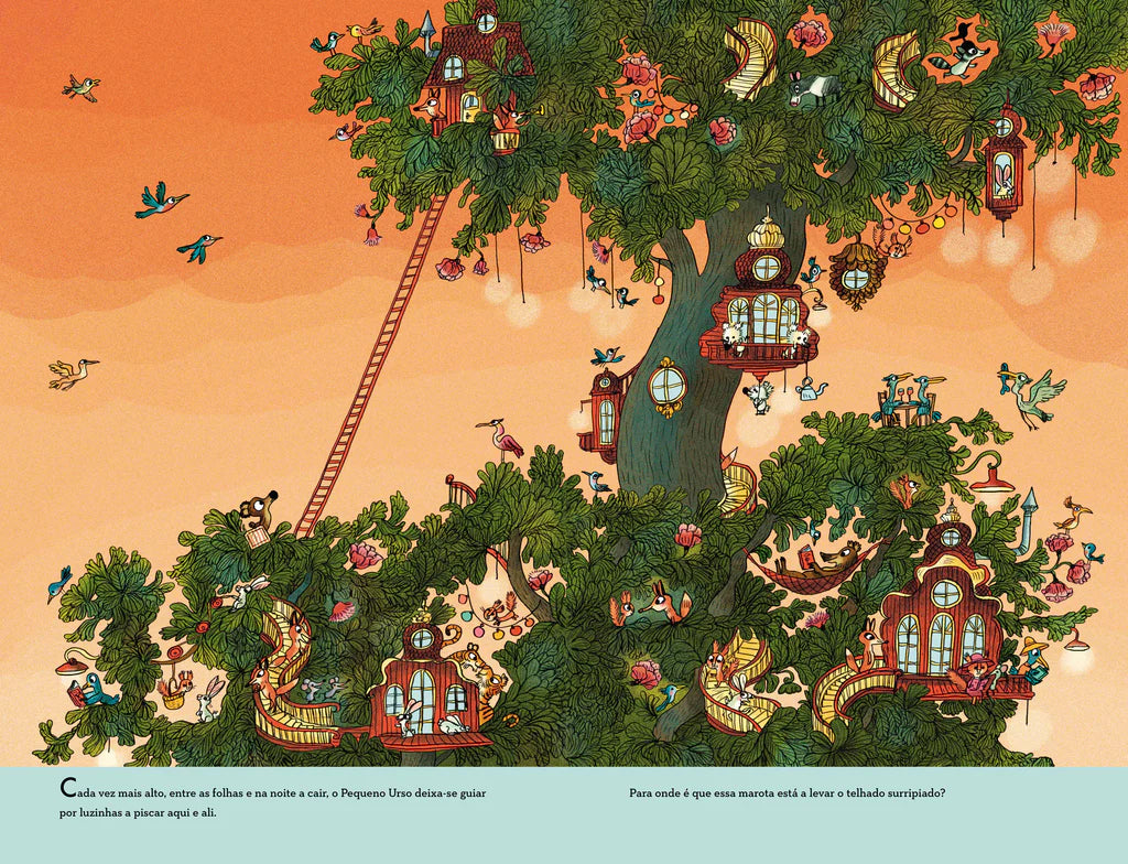 Pequeno urso gosto de ti