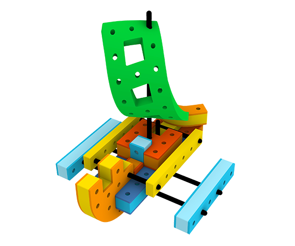 Bloco de Construção - Adventure 54 peças