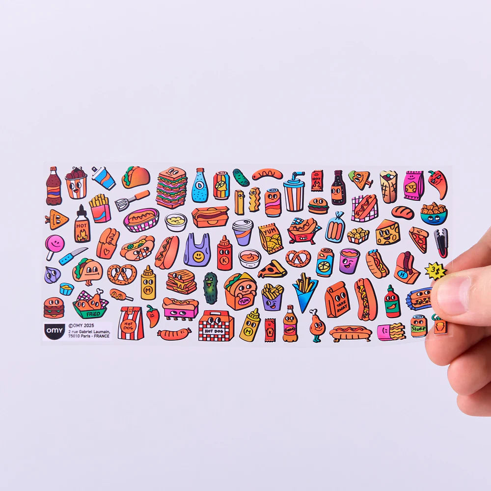 Autocolantes - Hot Dog