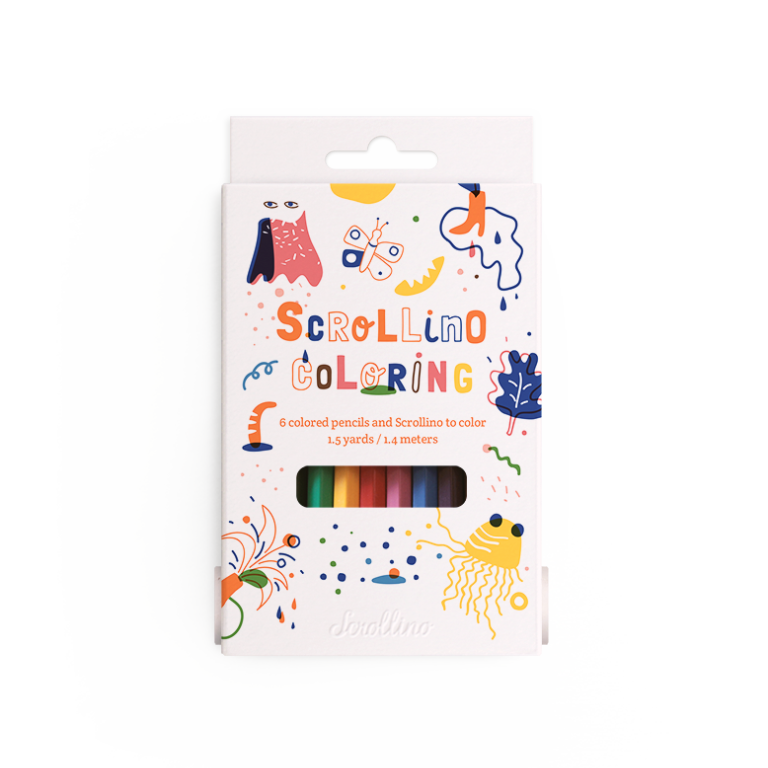 Rolo para colorir Scrollino