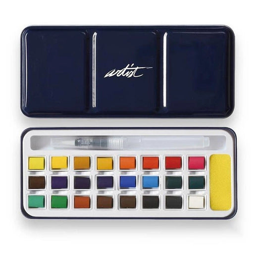 Conjunto de aguarelas - 26 peças