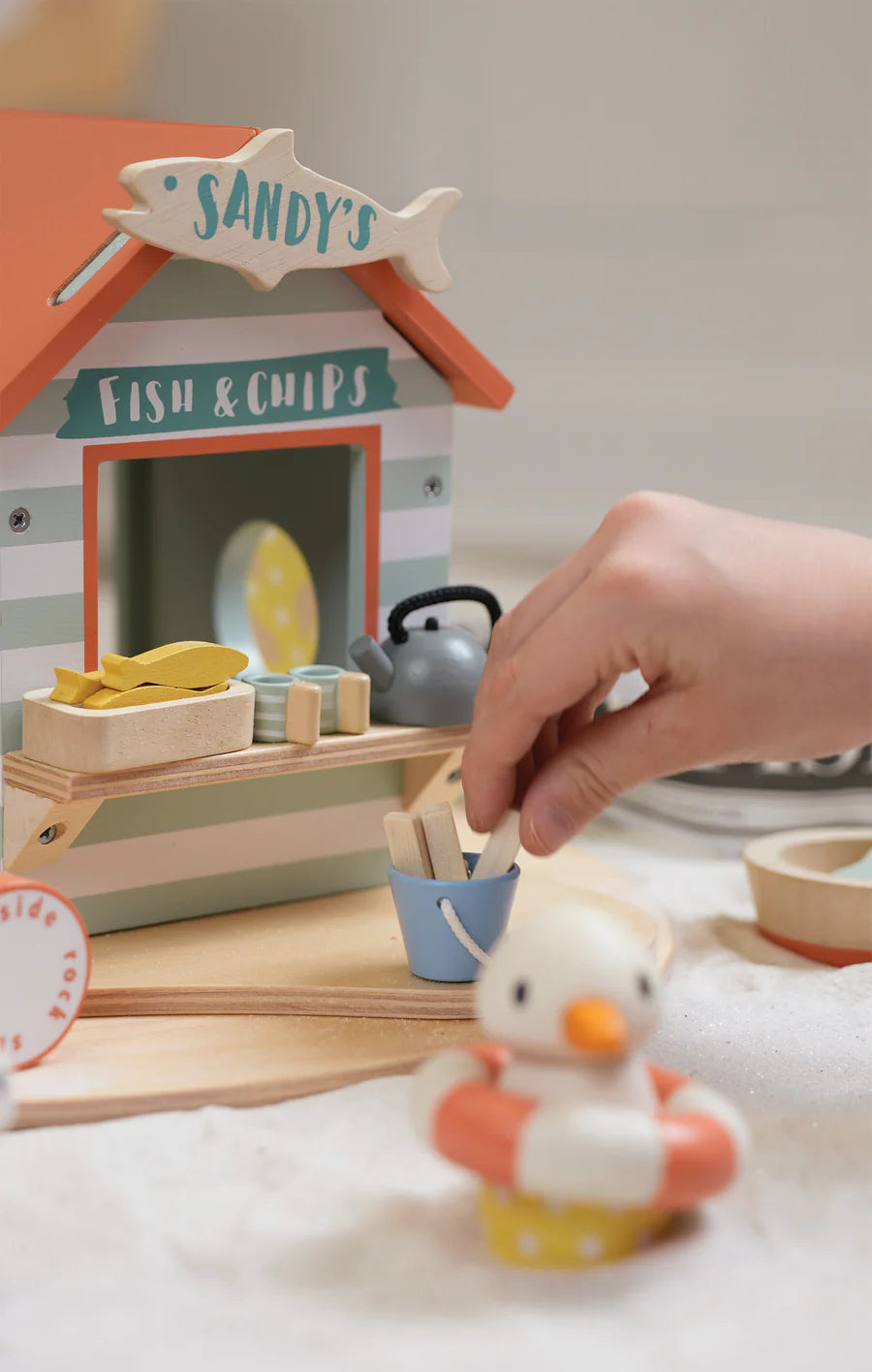 A Cabana de praia da Sandy