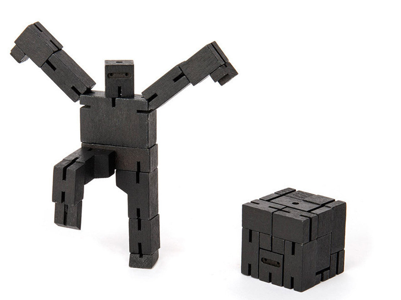 Robô de madeira - Micro (várias cores)