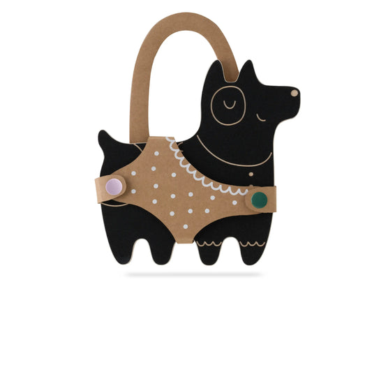 Tábua de ardósia com giz - Cão