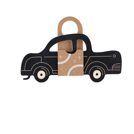 Tábua de ardósia com giz - Carro