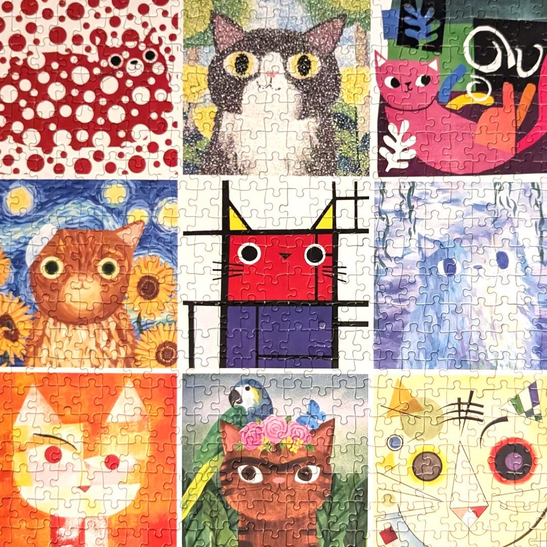 Puzzle 500 peças - Artsy Cats