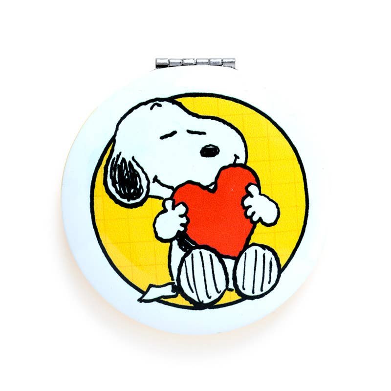Espelho Compacto Peanuts Snoppy & Woodstock (várias opções)