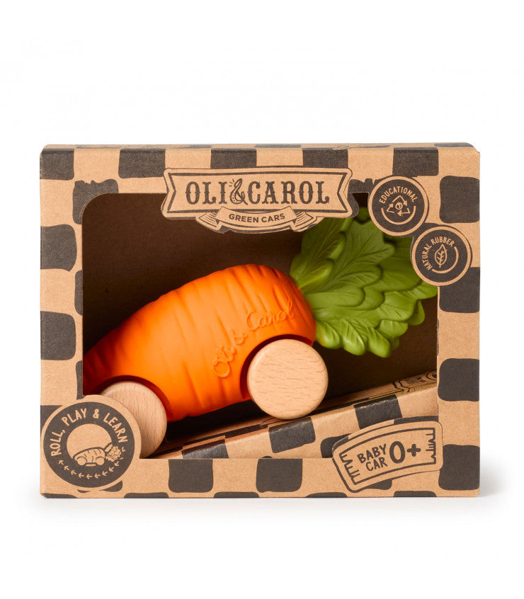 Carro e mordedor para bebés - Cathy a Cenoura