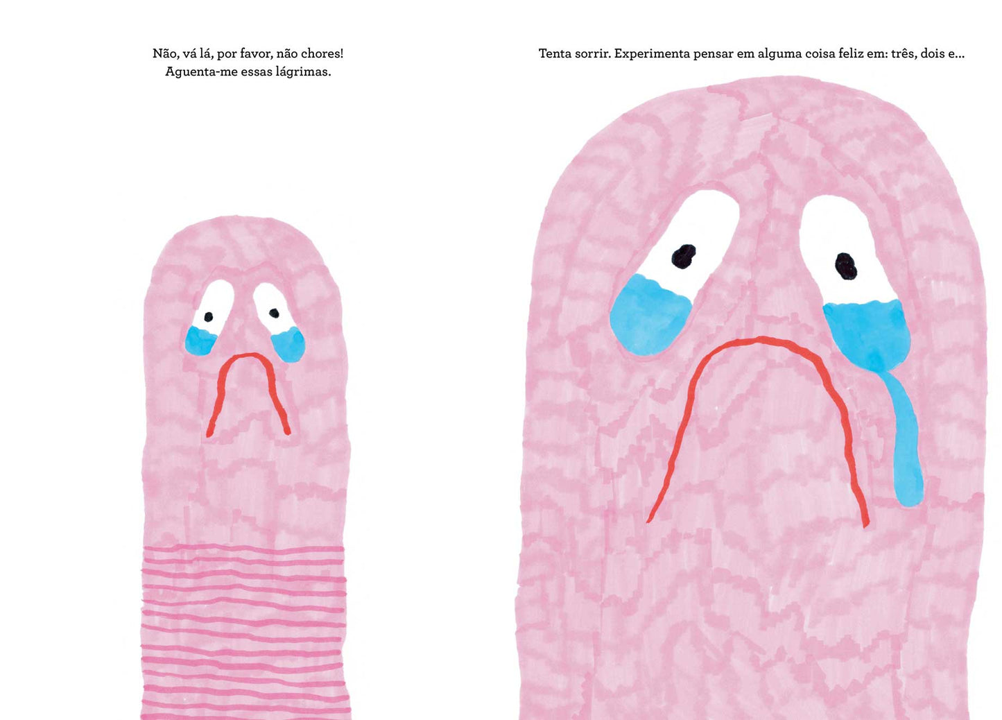 Se choras como uma fonte