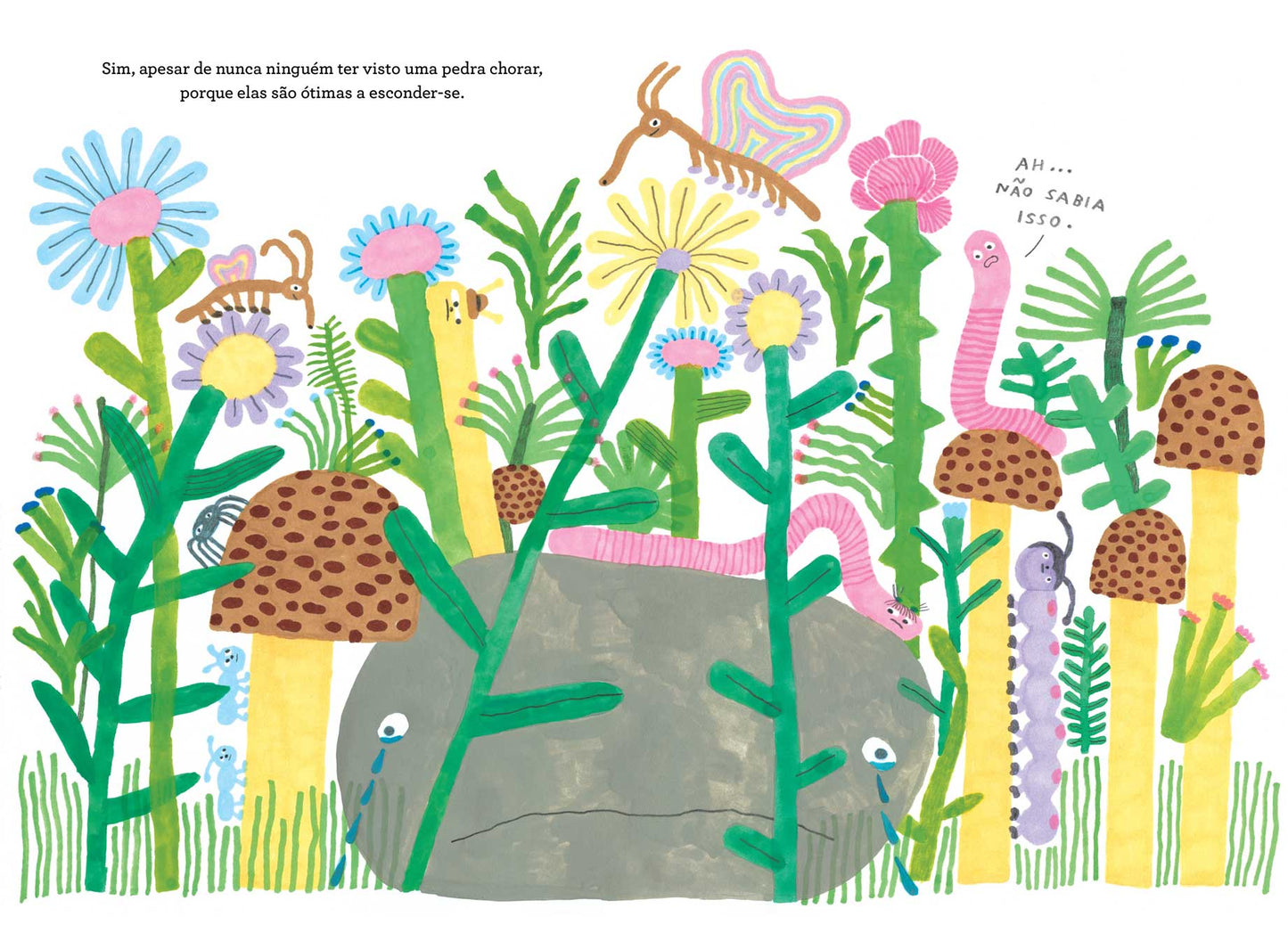 Se choras como uma fonte