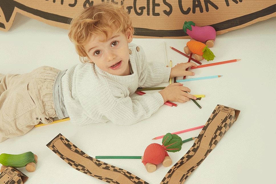 Carro e mordedor para bebés - Lou o Limão