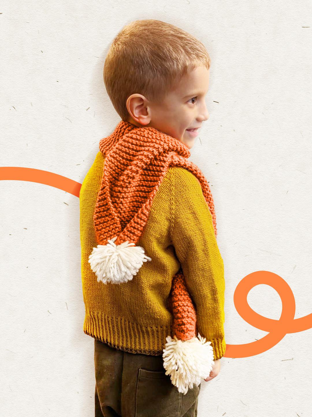 Kit de tricot Granda Malha - Azul