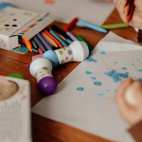 Marcadores de pontos -  5 cores pasteis