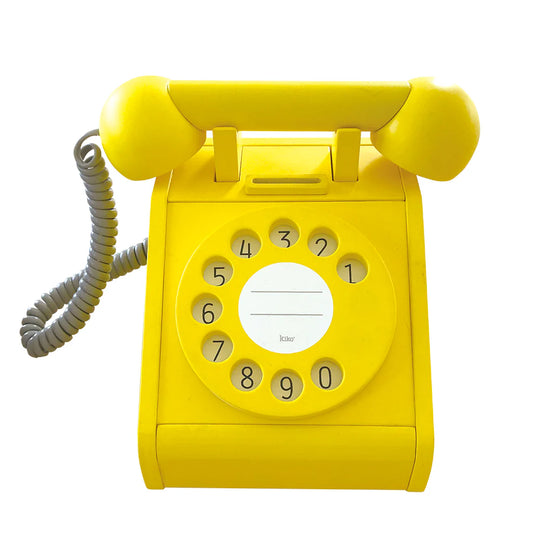 Telefone de madeira