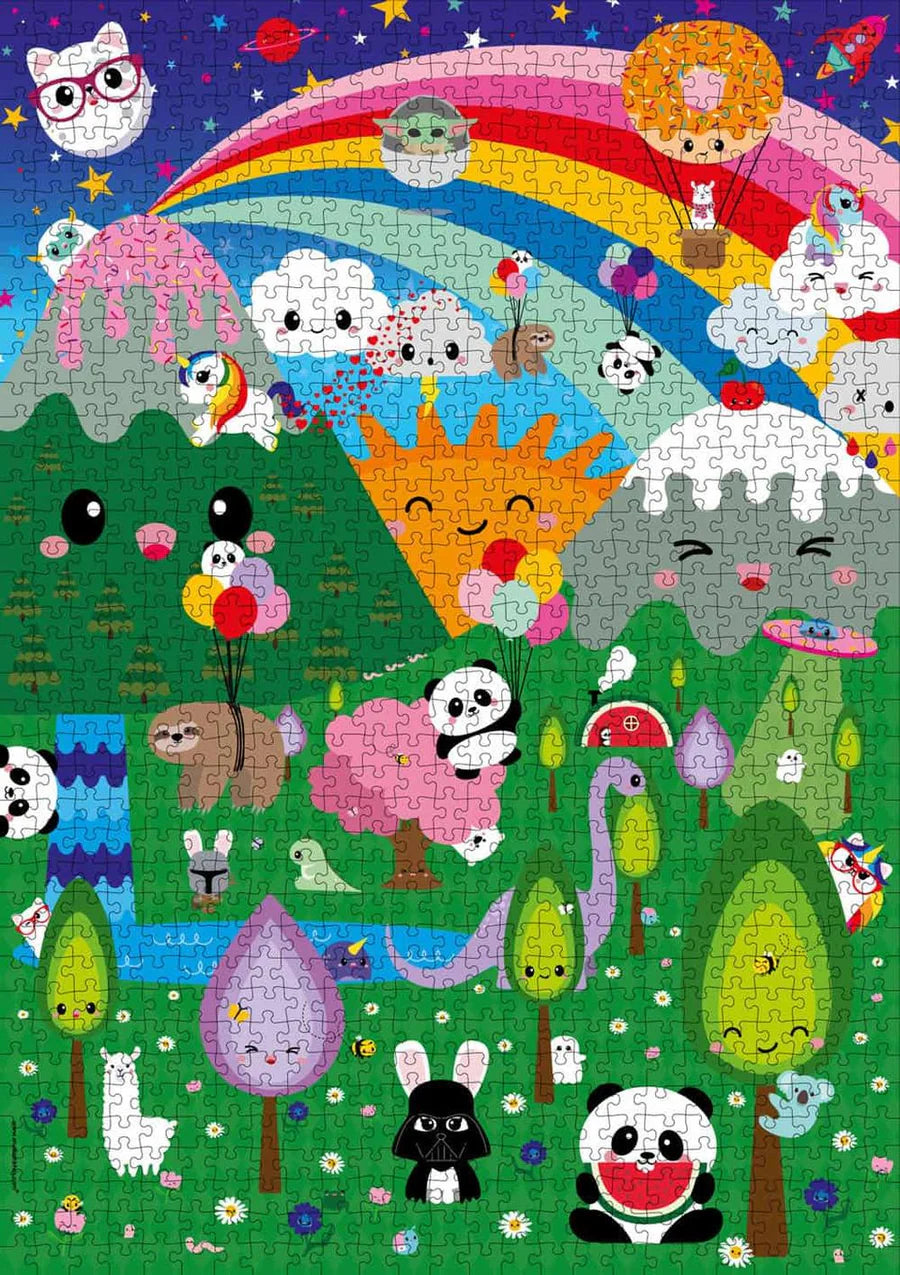 Puzzle Kawaii Landscape - 1000 peças