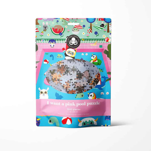 Puzzle Pink Swimming Pool - 1000 peças