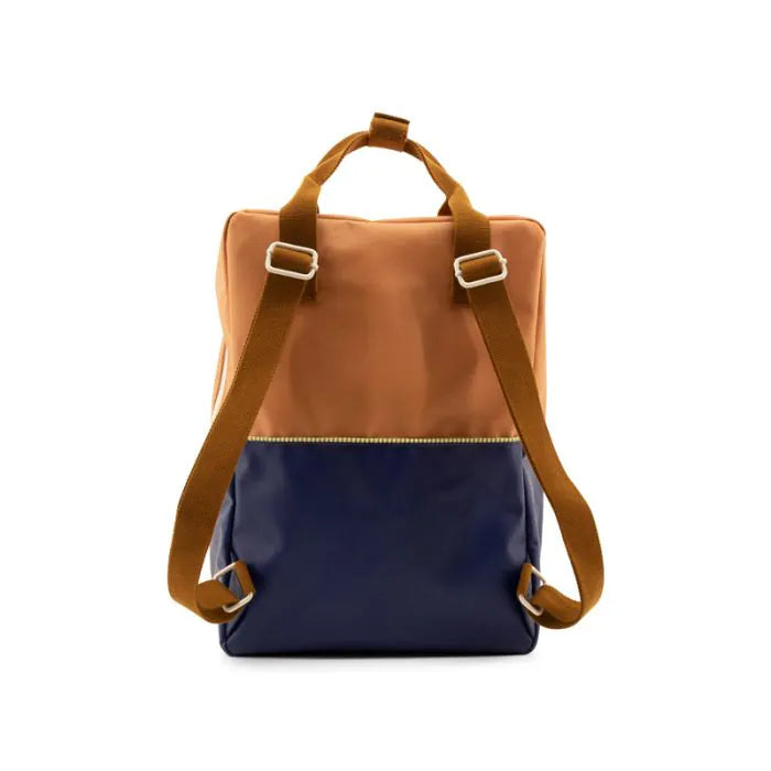 Mochila grande Rosa e Azul