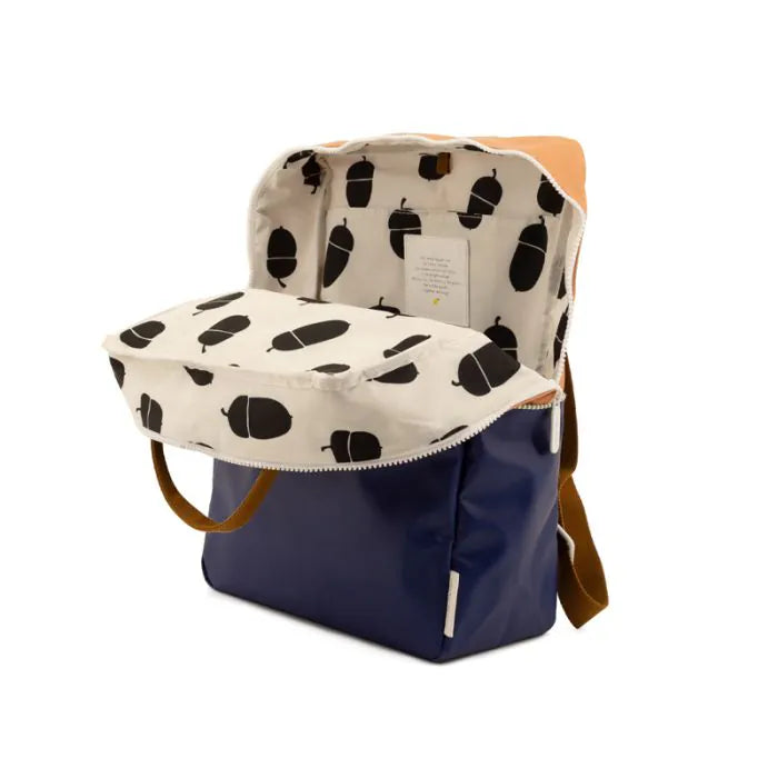 Mochila grande Rosa e Azul